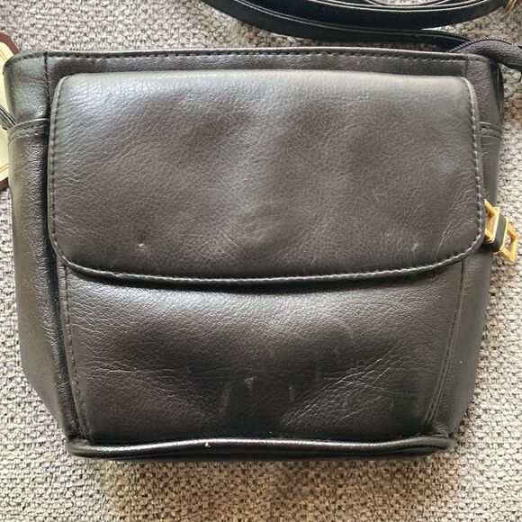 Crossbody Black Genuine Leather - Picture 2 of 11